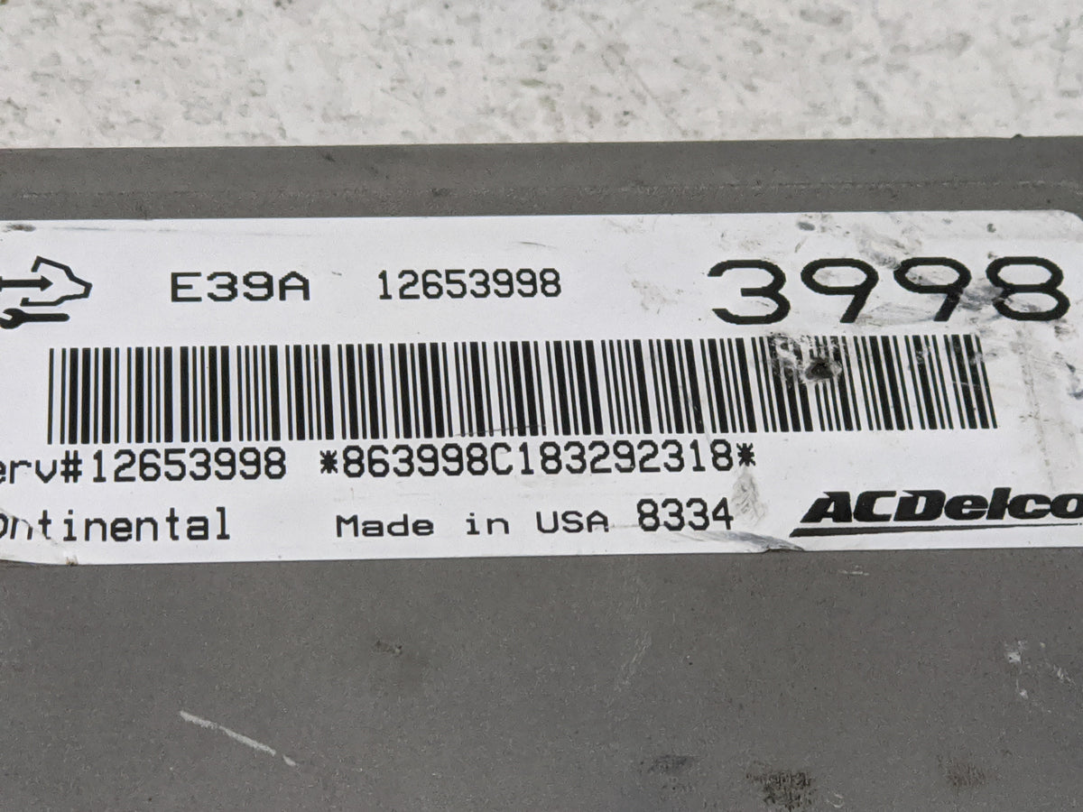 2013-2016 Gmc Terrain PCM Engine Control Computer ECU ECM PCU OEM P/N:12653998 Fits Fits 2013 2014 2015 2016 OEM Used Auto P