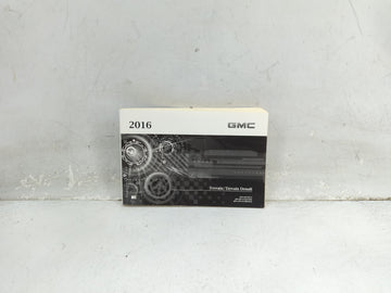2016 Gmc Terrain Owners Manual Book Guide P/N:23462385 B OEM Used Auto Parts - Oemusedautoparts1.com