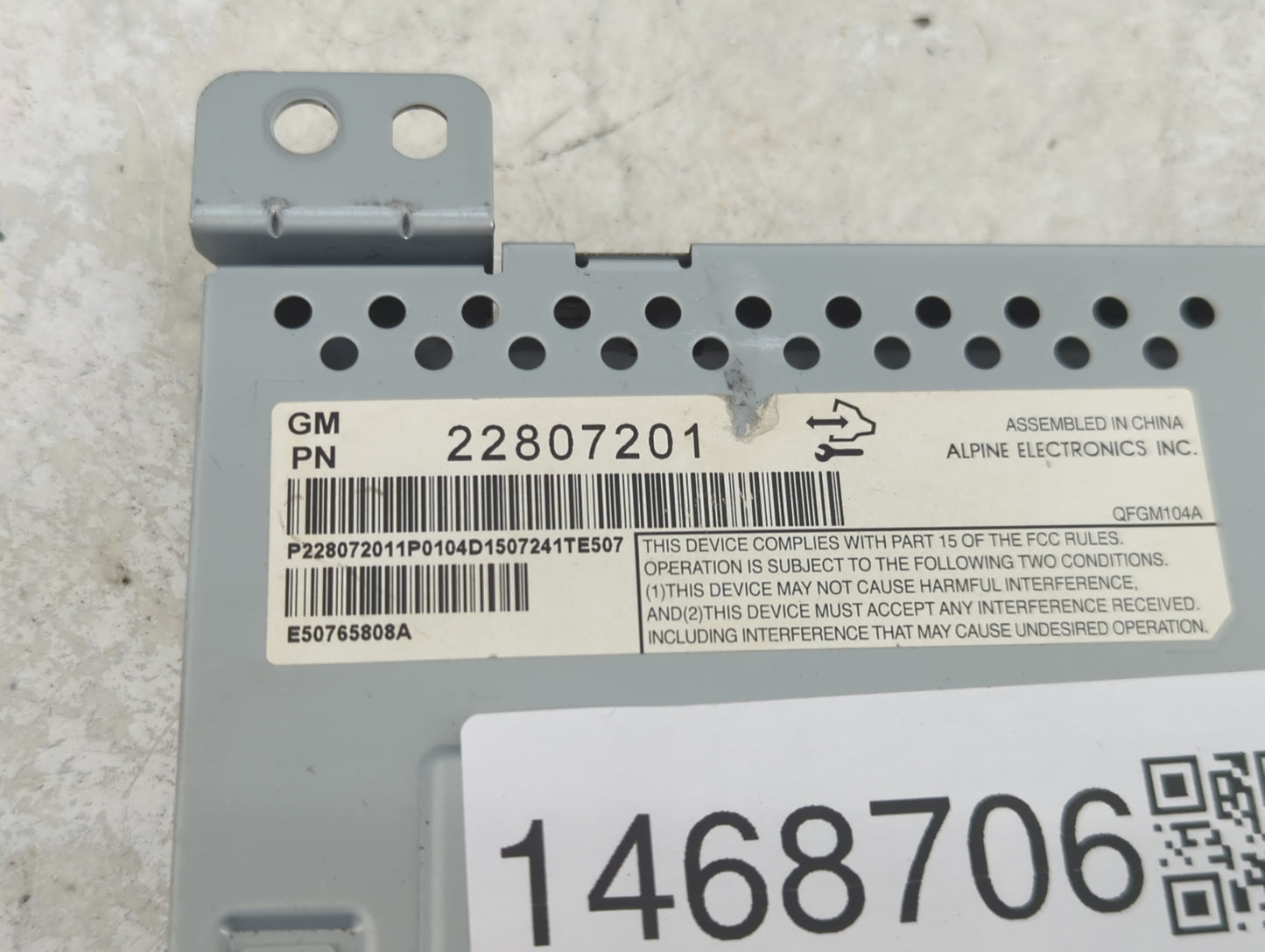 2010-2017 Gmc Terrain Information Display Screen 1468706 - Oemusedautoparts1.com