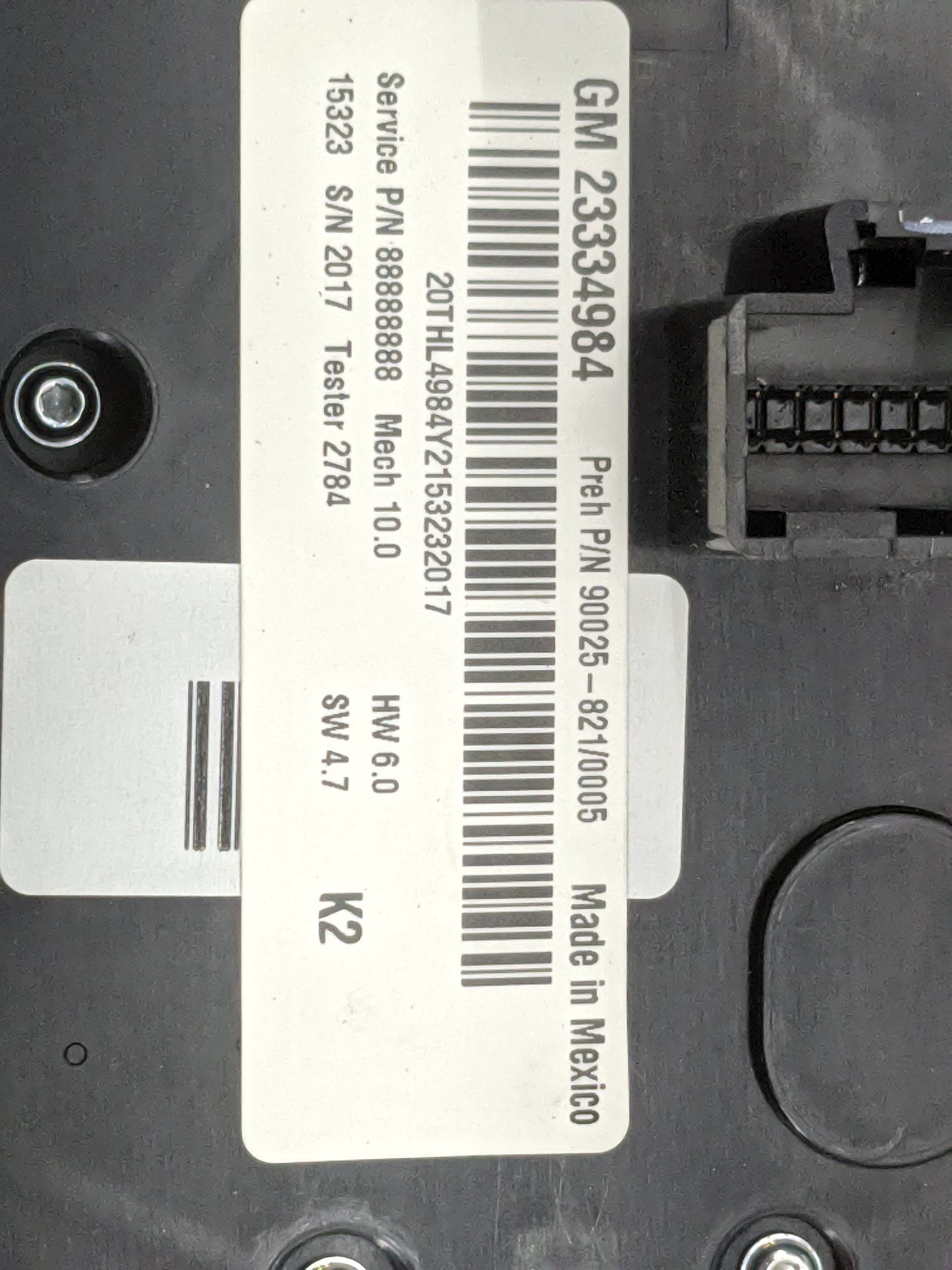 2016 Gmc Terrain Climate Control Module Temperature AC/Heater Replacement P/N:23334984 90025-821/0005, 88888888 Fits OEM Use