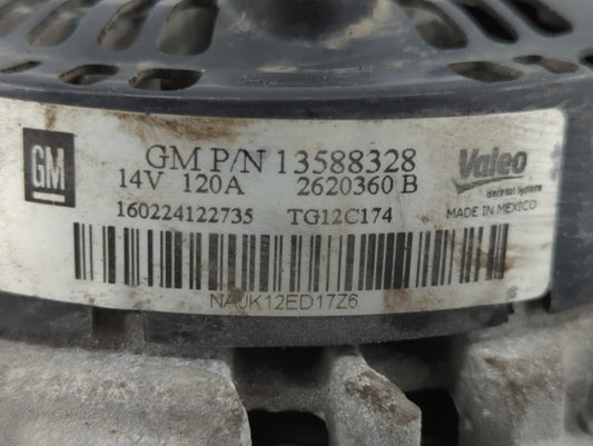 2010-2017 Gmc Terrain Alternator Replacement Generator Charging Assembly Engine OEM P/N:2620360 13500315 Fits OEM Used Auto Parts