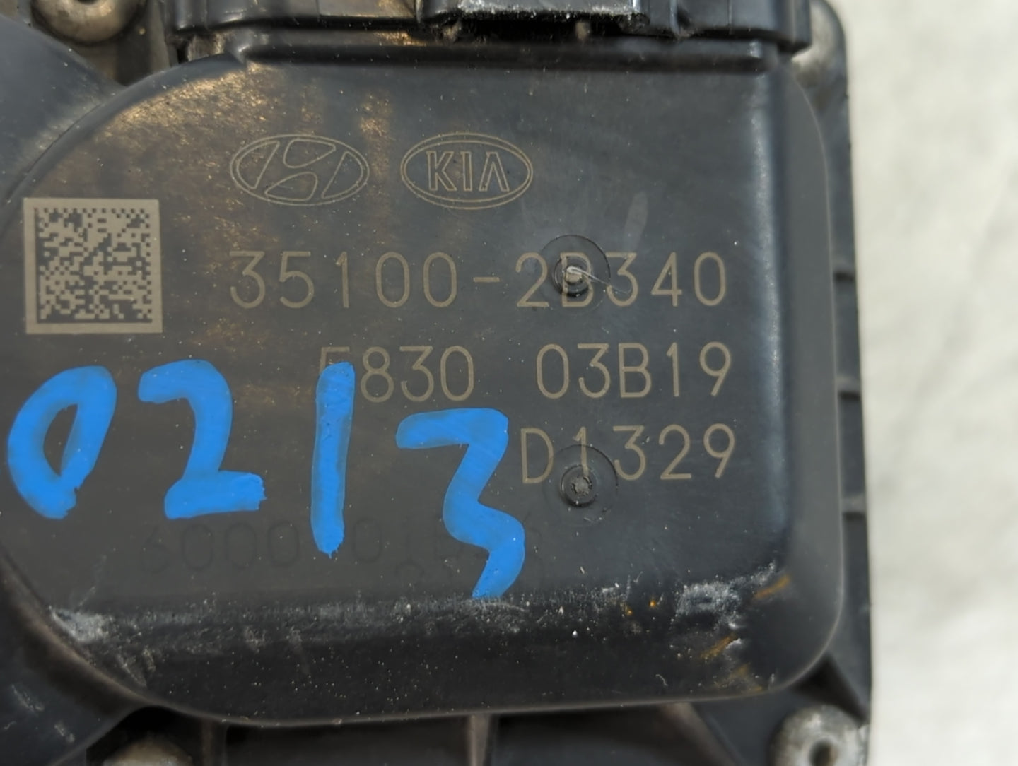 2013-2017 Gmc Terrain Throttle Body P/N:35100-2B340 Fits Fits 2012 2013 2014 2015 2016 2017 2018 2019 2020 2021 2022 OEM Use