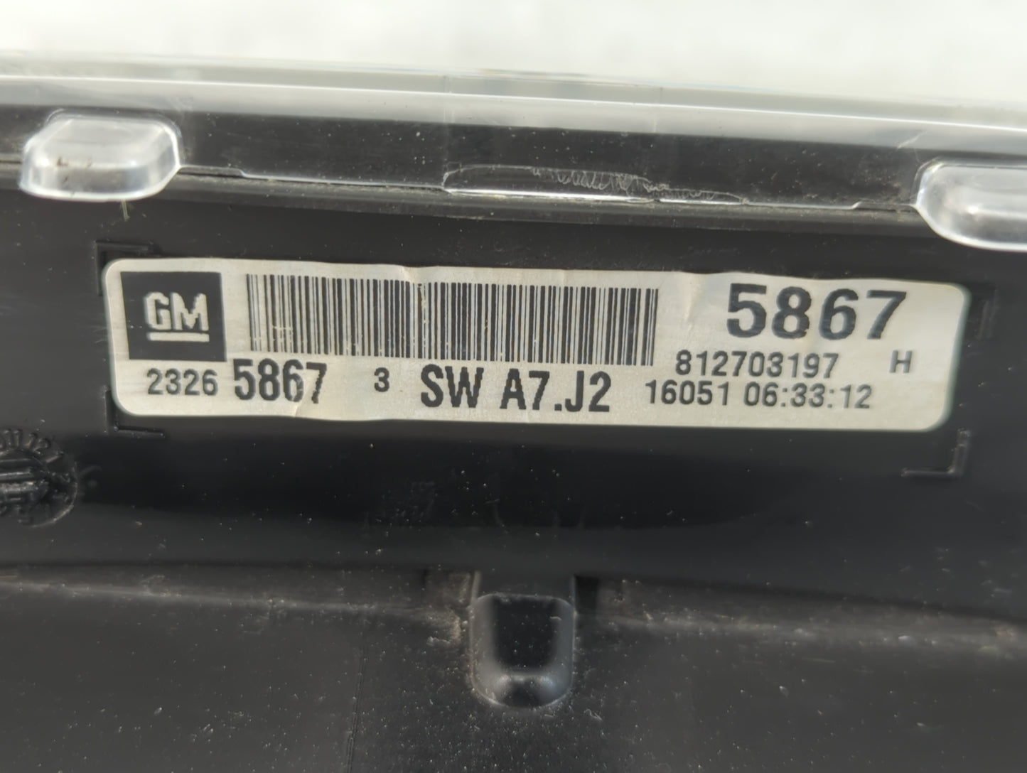 2013-2017 Gmc Terrain Instrument Cluster Speedometer Gauges P/N:23265867 Fits Fits 2013 2014 2015 2016 2017 OEM Used Auto Pa