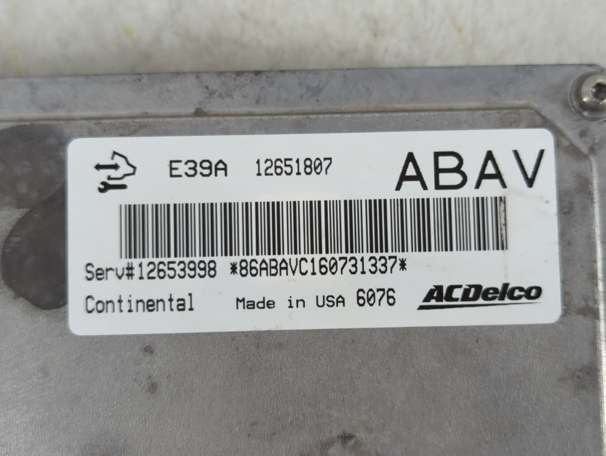 2013-2016 Gmc Terrain PCM Engine Control Computer ECU ECM PCU OEM P/N:12651807 12653998 Fits 2013 2014 2015 2016 OEM Used Au