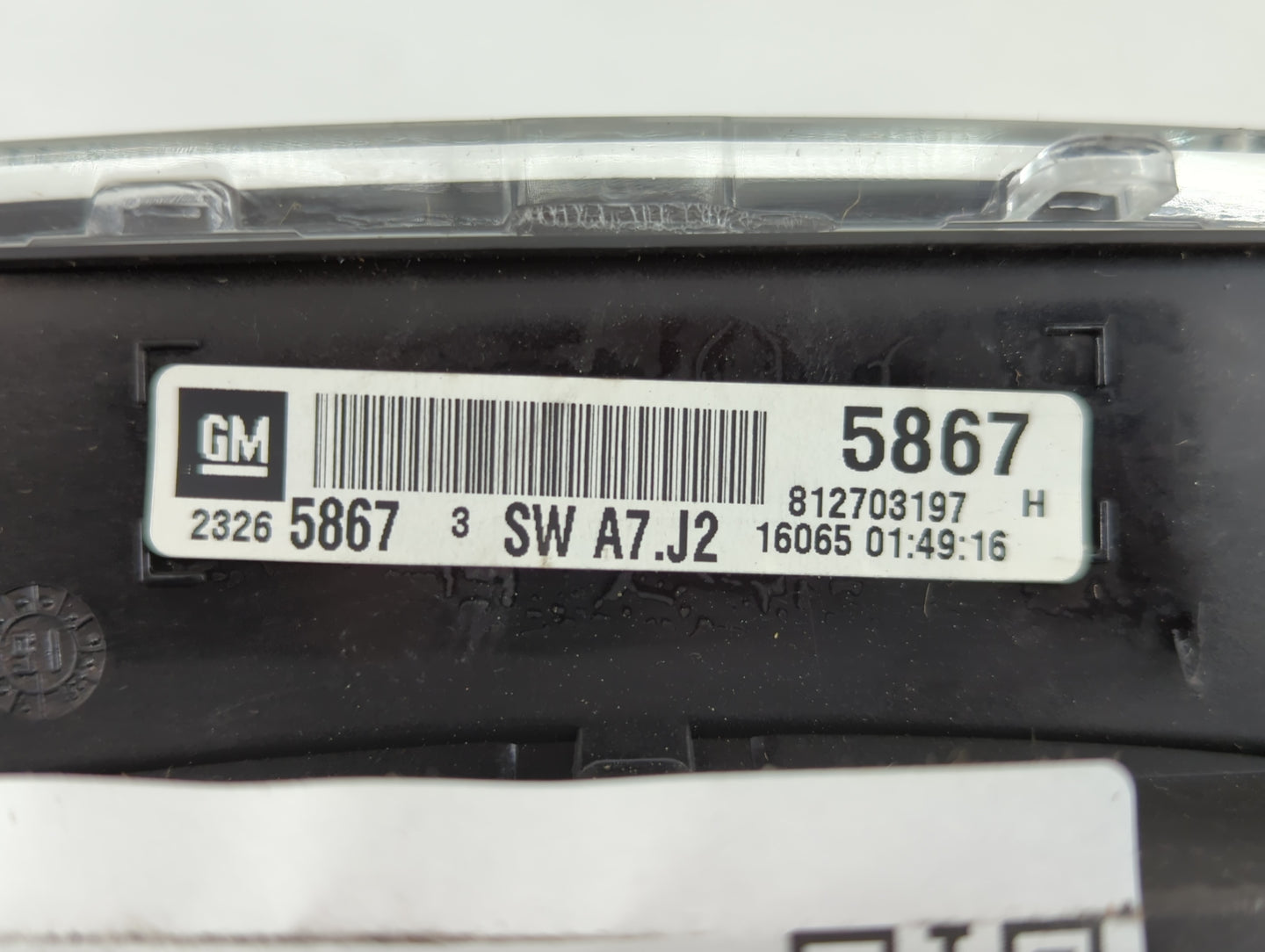 2013-2017 Gmc Terrain Instrument Cluster Speedometer Gauges P/N:23265867 Fits Fits 2013 2014 2015 2016 2017 OEM Used Auto Pa
