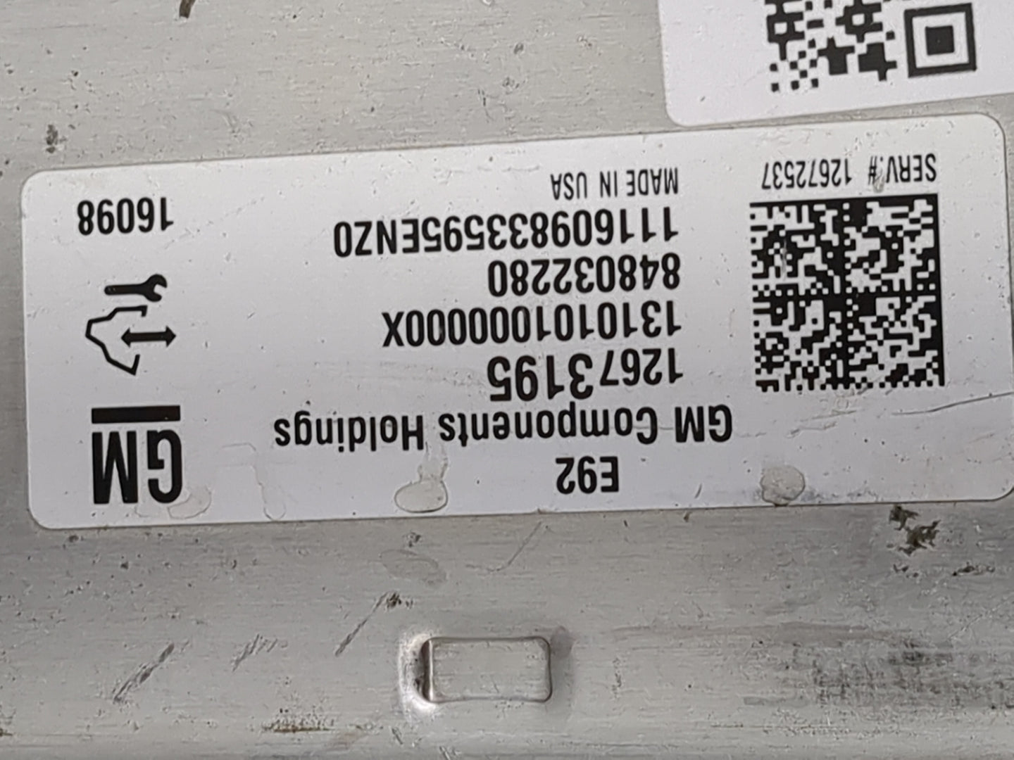 2015-2016 Gmc Yukon PCM Engine Control Computer ECU ECM PCU OEM P/N:12673195 12672537, 84803228 Fits Fits 2014 2015 2016 OEM