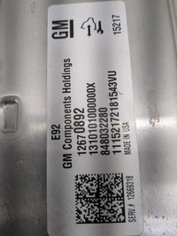 2015-2016 Gmc Yukon PCM Engine Control Computer ECU ECM PCU OEM P/N:12670892 12669318 Fits Fits 2014 2015 2016 OEM Used Auto