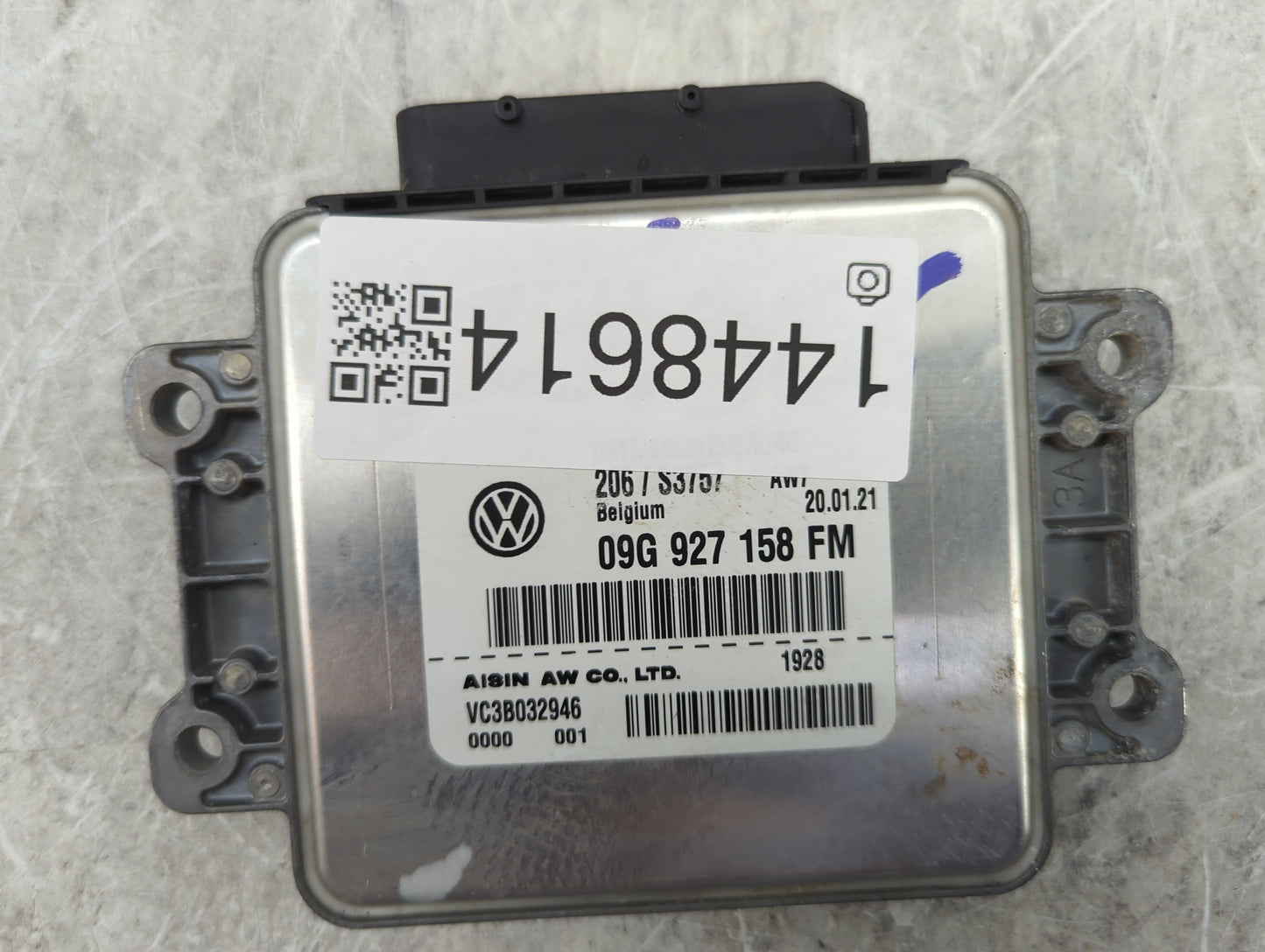 2015-2016 Gmc Yukon Transmission Control Module Tcu Tcm 09g 927 158 Fm - Oemusedautoparts1.com