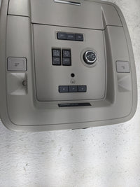 2015-2020 Gmc Yukon Overhead Console W/rear Climate Control Tan - Oemusedautoparts1.com