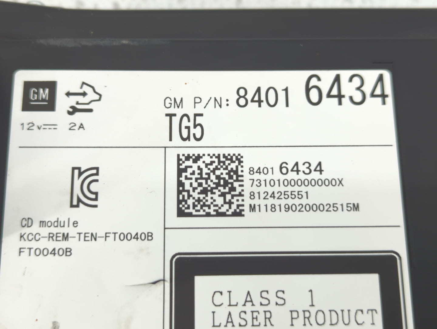 2015-2016 Gmc Yukon Am Fm Cd Player Radio Receiver - Oemusedautoparts1.com