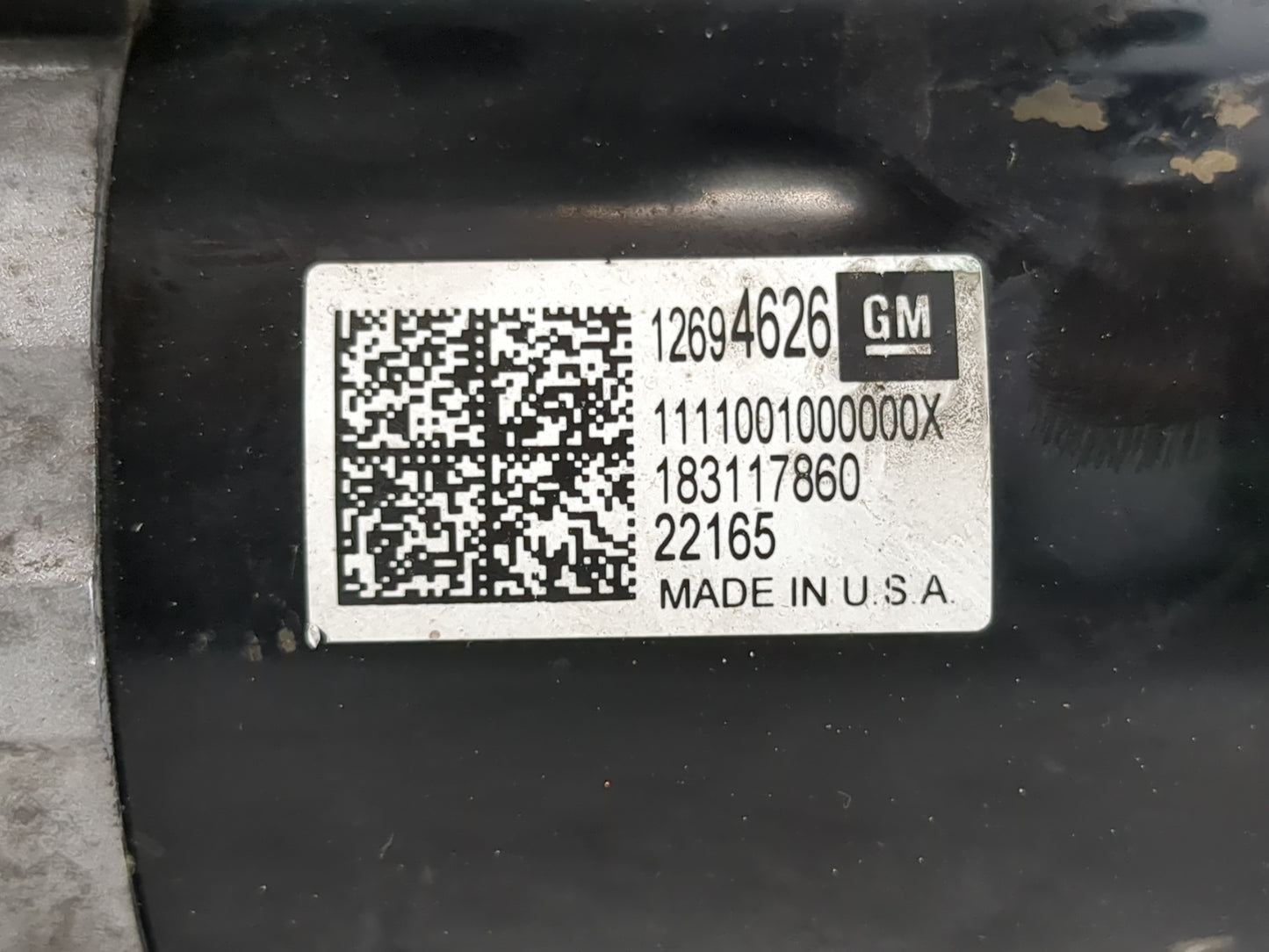 2016 Gmc Yukon Xl 1500 Car Starter Motor Solenoid OEM P/N:12694626 Fits Fits 2014 2015 2017 2018 2019 2020 OEM Used Auto Par