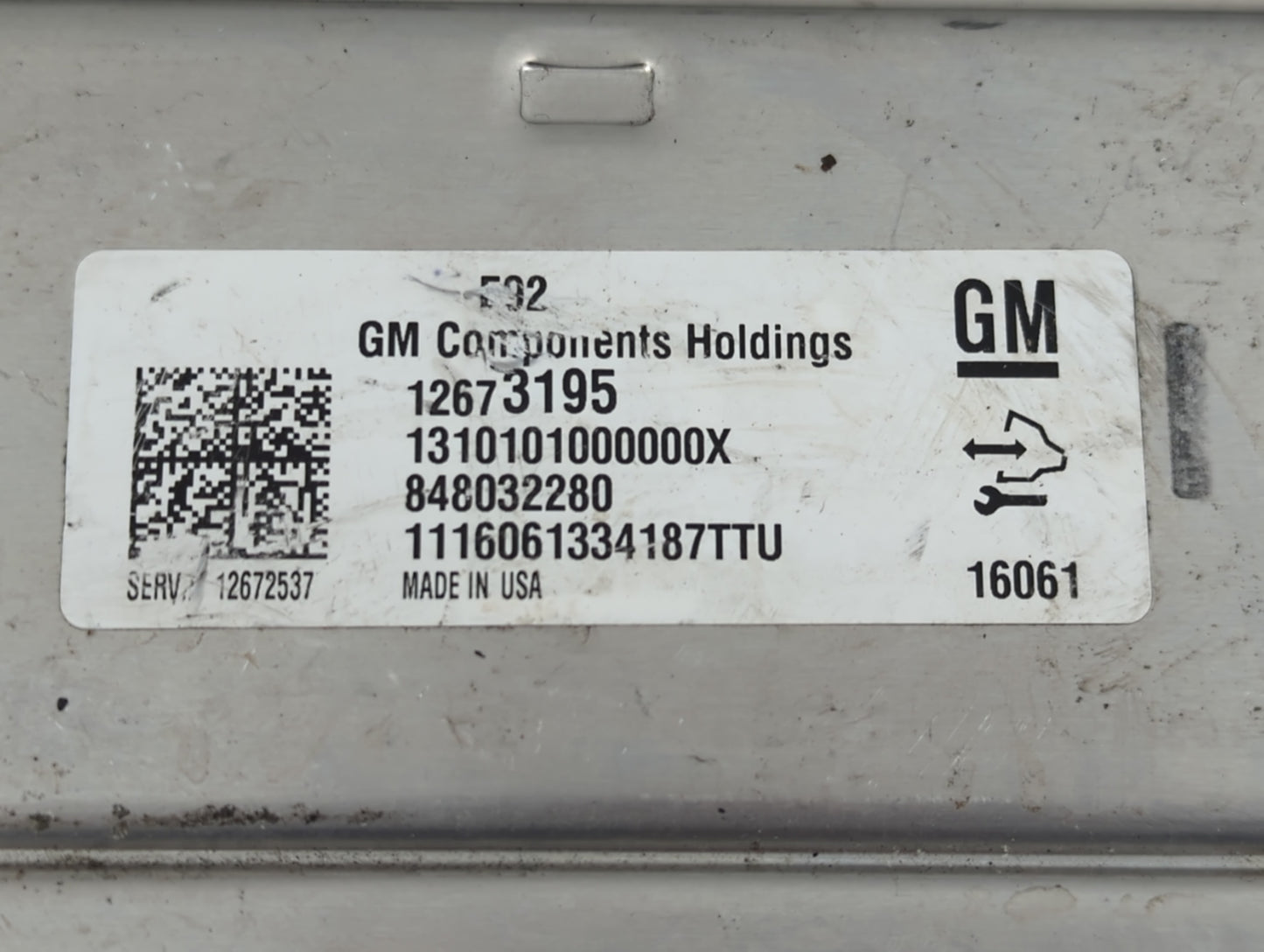 2016 Gmc Yukon Xl 1500 PCM Engine Control Computer ECU ECM PCU OEM P/N:12673195 Fits OEM Used Auto Parts - Oemusedautoparts1