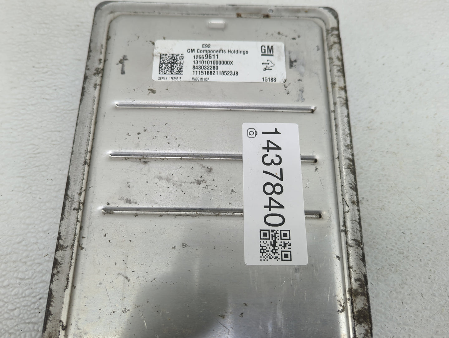 2016 Gmc Yukon Xl 1500 PCM Engine Control Computer ECU ECM PCU OEM P/N:12669611 Fits Fits 2014 2015 OEM Used Auto Parts - Oe