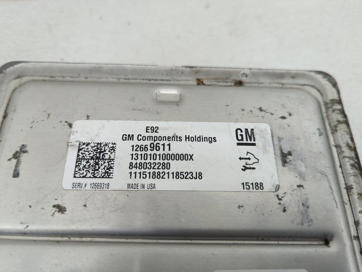 2016 Gmc Yukon Xl 1500 PCM Engine Control Computer ECU ECM PCU OEM P/N:12669611 Fits 2014 2015 OEM Used Auto Parts - Oemused