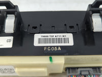 2016-2017 Honda Accord Climate Control Module Temperature AC/Heater Replacement P/N:79600 T2F A711 M1 Fits Fits 2016 2017 OE