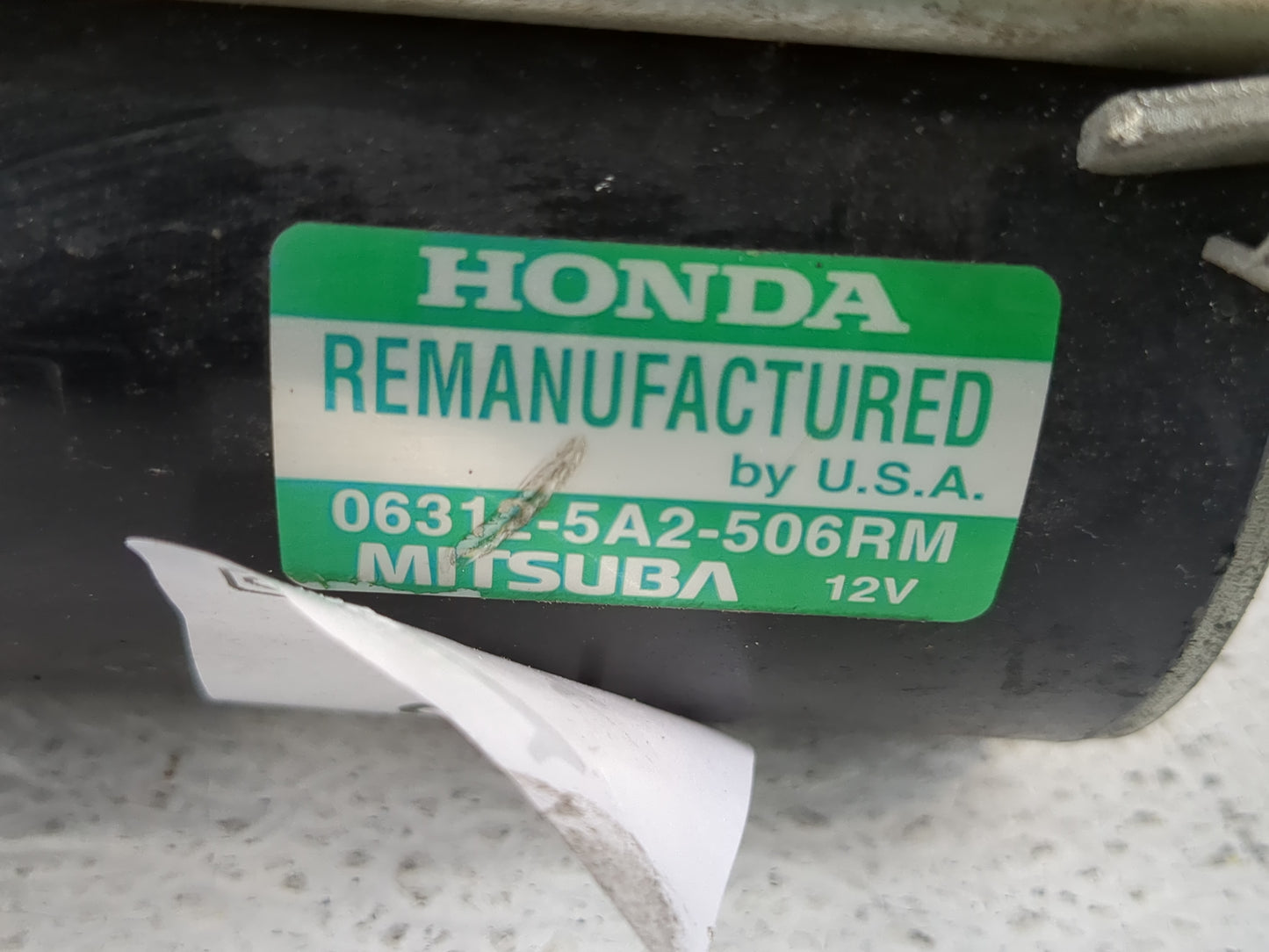 2013-2017 Honda Accord Car Starter Motor Solenoid OEM P/N:SM-74009 Fits Fits 2013 2014 2015 2016 2017 OEM Used Auto Parts - 