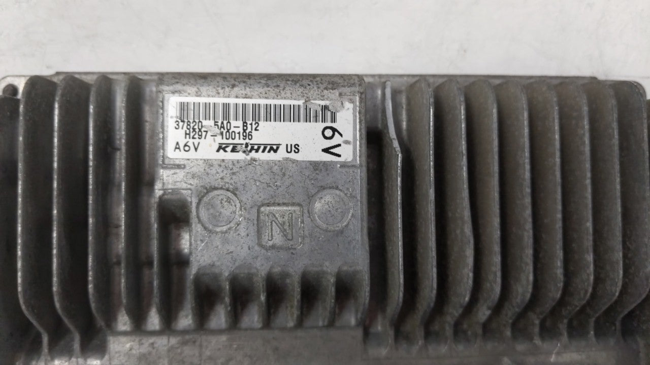 2016-2017 Honda Accord PCM Engine Control Computer ECU ECM PCU OEM P/N:37820-5A0-B12 Fits Fits 2016 2017 OEM Used Auto Parts