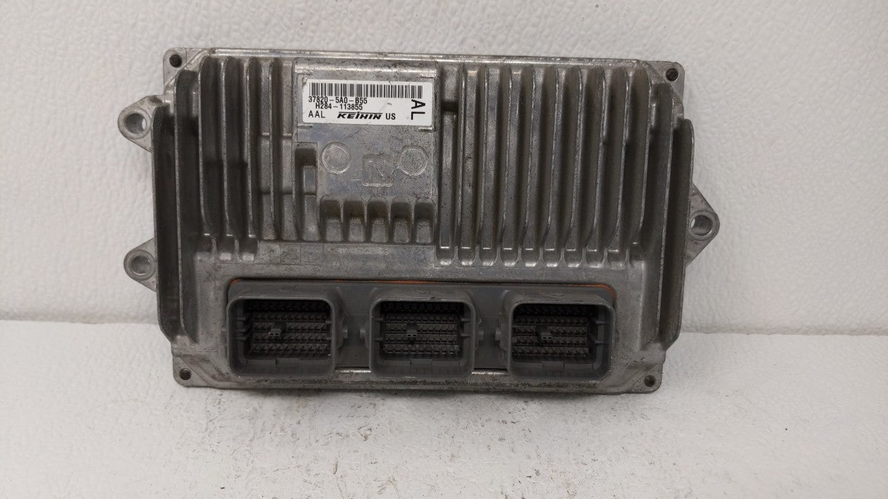 2016-2017 Honda Accord PCM Engine Control Computer ECU ECM PCU OEM P/N:37820-5A0-B55 Fits Fits 2016 2017 OEM Used Auto Parts