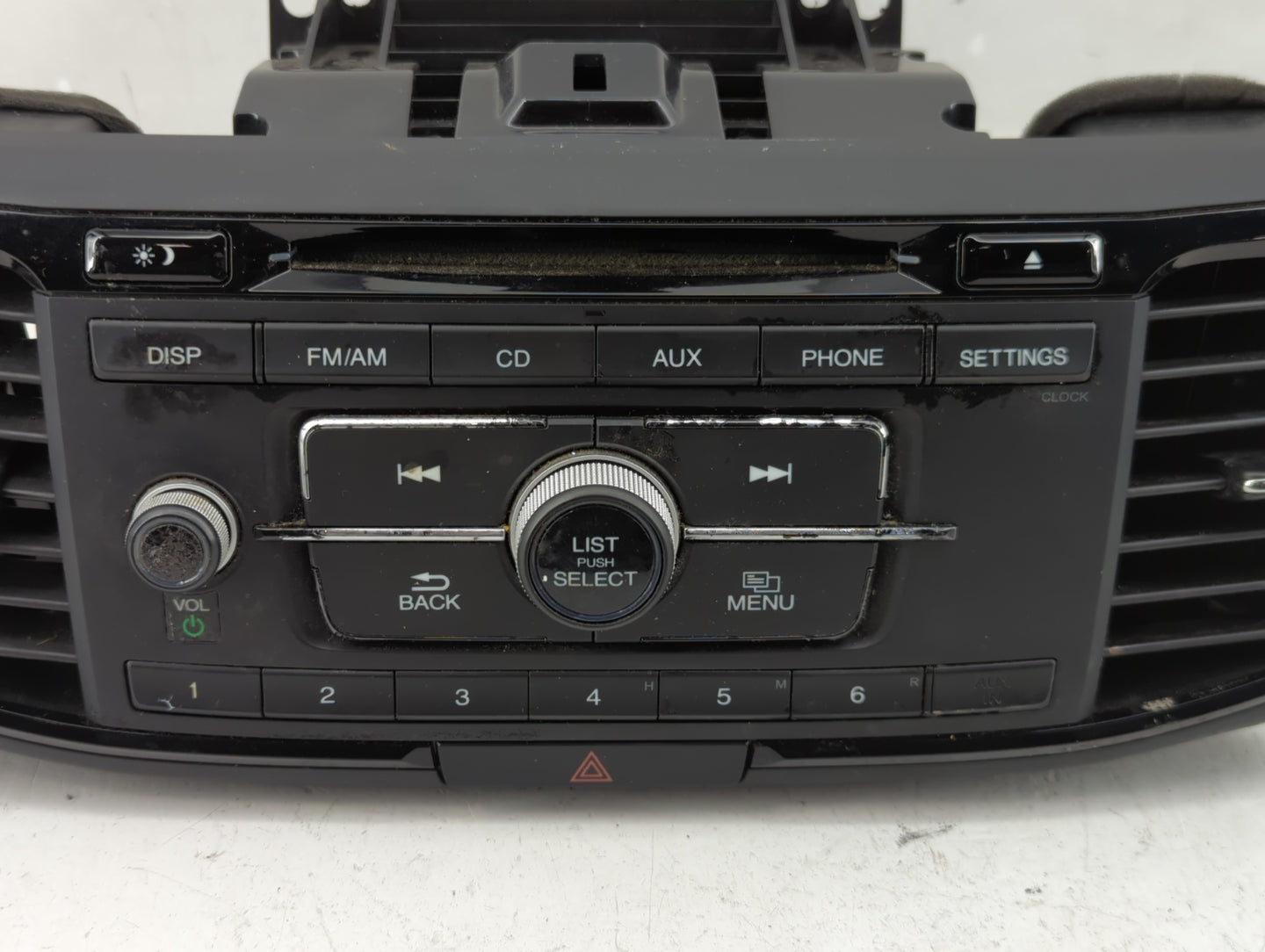 2016-2017 Honda Accord Radio AM FM Cd Player Receiver Replacement P/N:39100-T2F-A101 Fits Fits 2016 2017 OEM Used Auto Parts