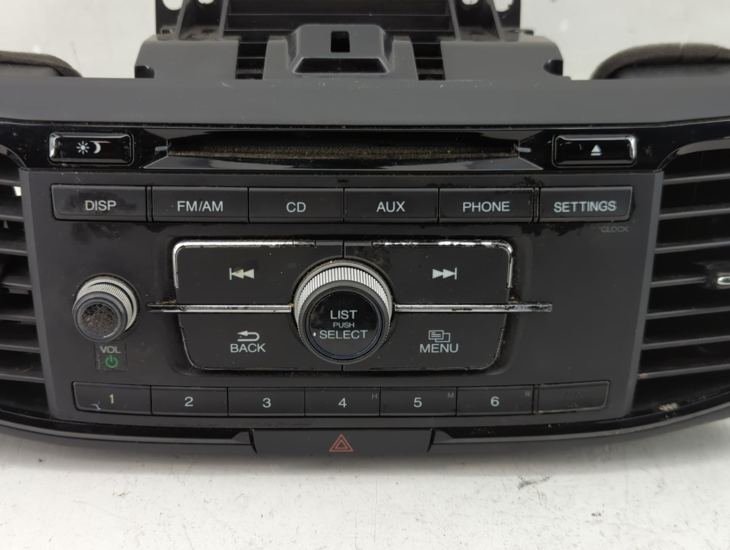 2016-2017 Honda Accord Radio AM FM Cd Player Receiver Replacement P/N:39100-T2F-A101 Fits Fits 2016 2017 OEM Used Auto Parts