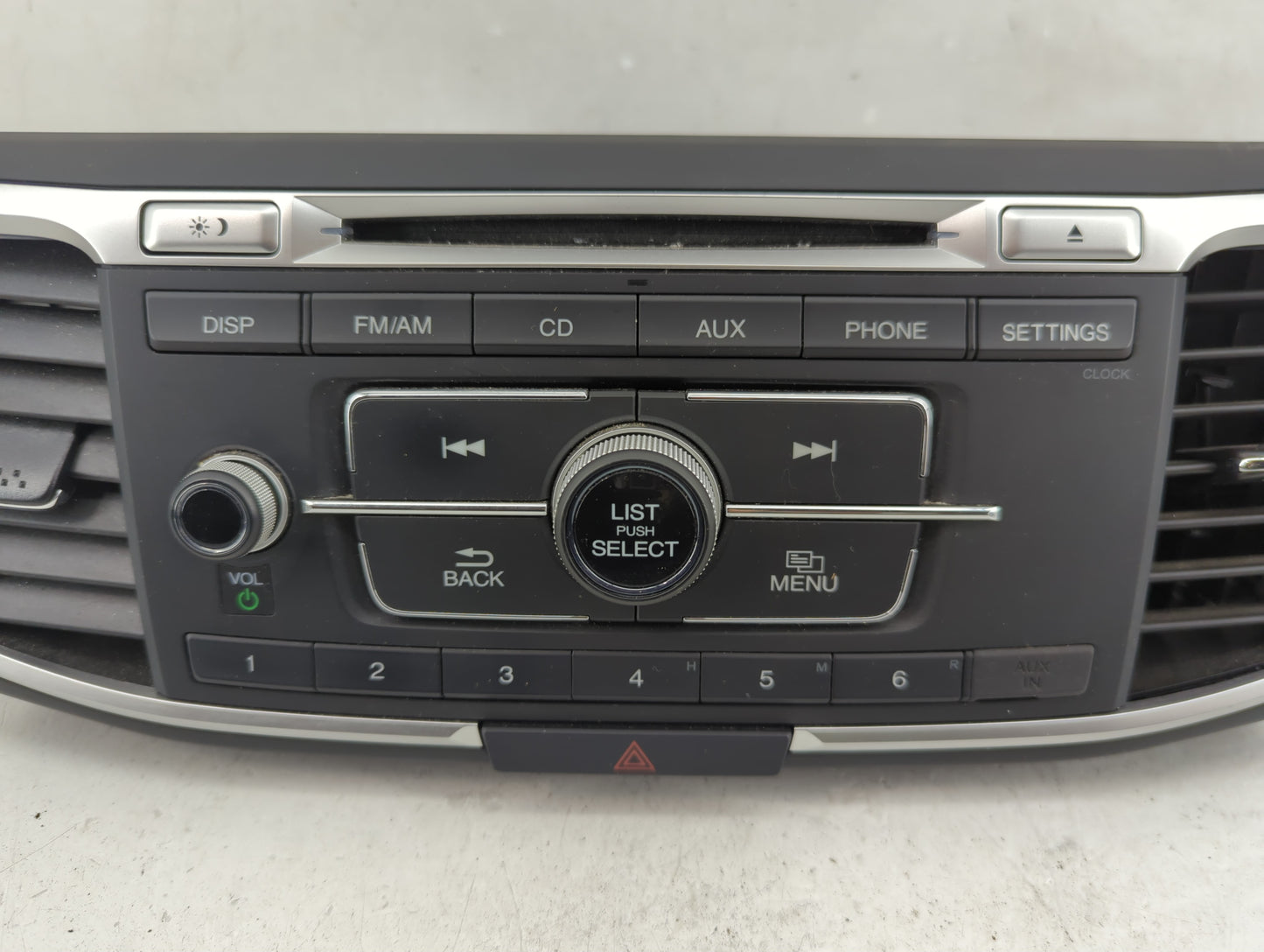 2016 Honda Accord Radio AM FM Cd Player Receiver Replacement P/N:39100-T2F-A001 Fits OEM Used Auto Parts - Oemusedautoparts1