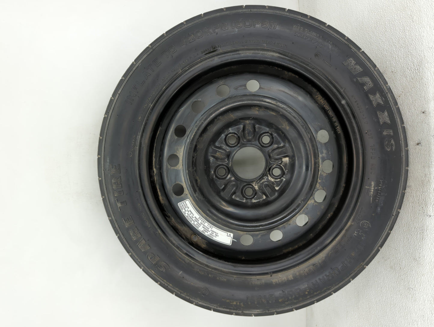 2013-2022 Honda Accord Spare Donut Tire Wheel Rim Oem - Oemusedautoparts1.com