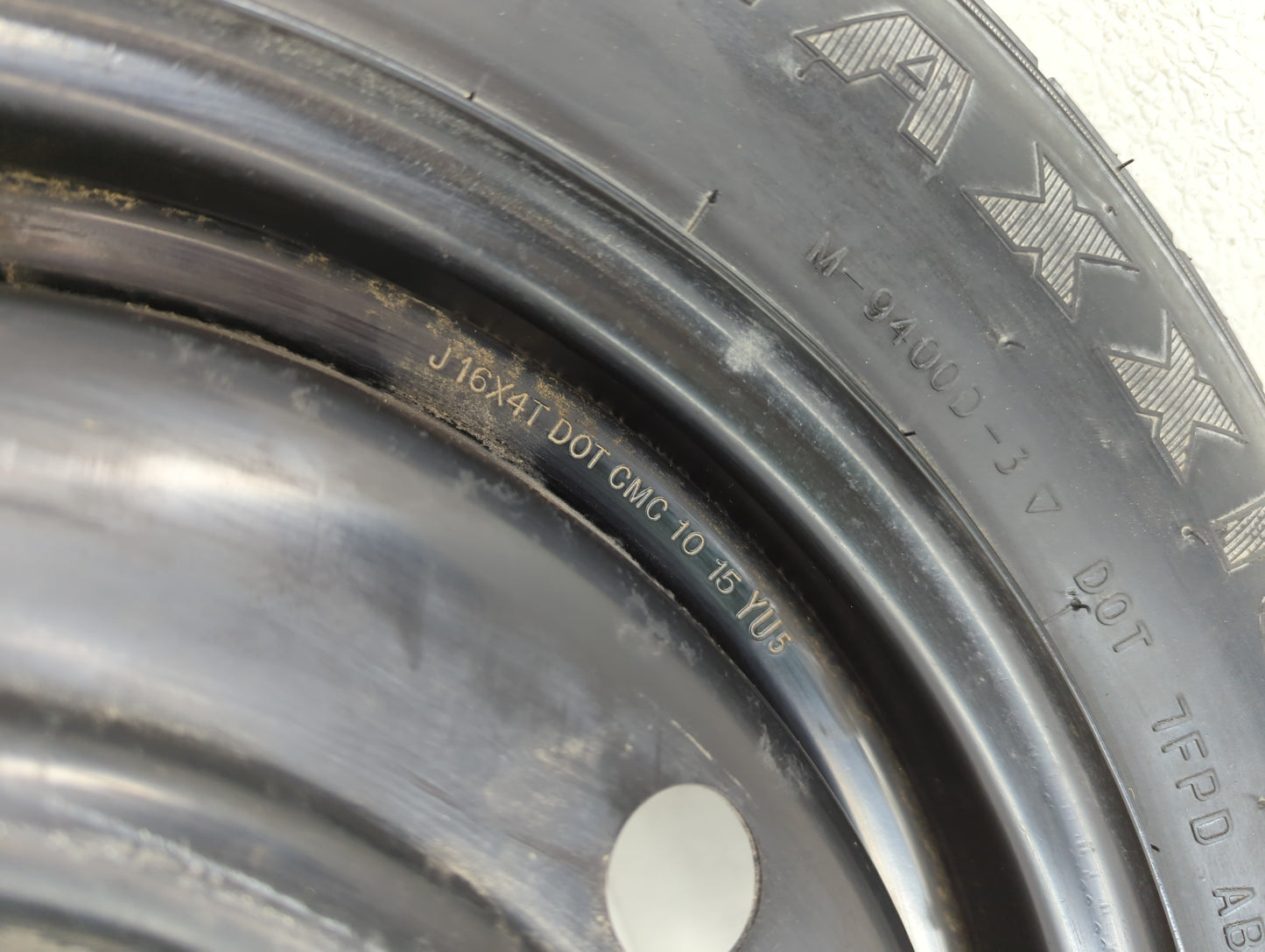 2013-2022 Honda Accord Spare Donut Tire Wheel Rim Oem - Oemusedautoparts1.com