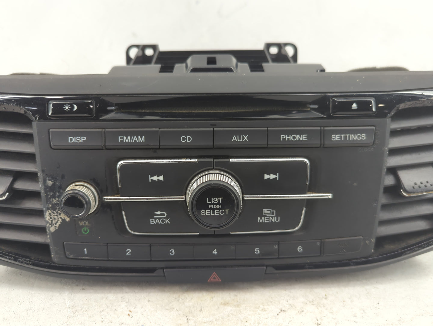 2016-2017 Honda Accord Radio AM FM Cd Player Receiver Replacement P/N:39100-T2F-A101 Fits Fits 2016 2017 OEM Used Auto Parts