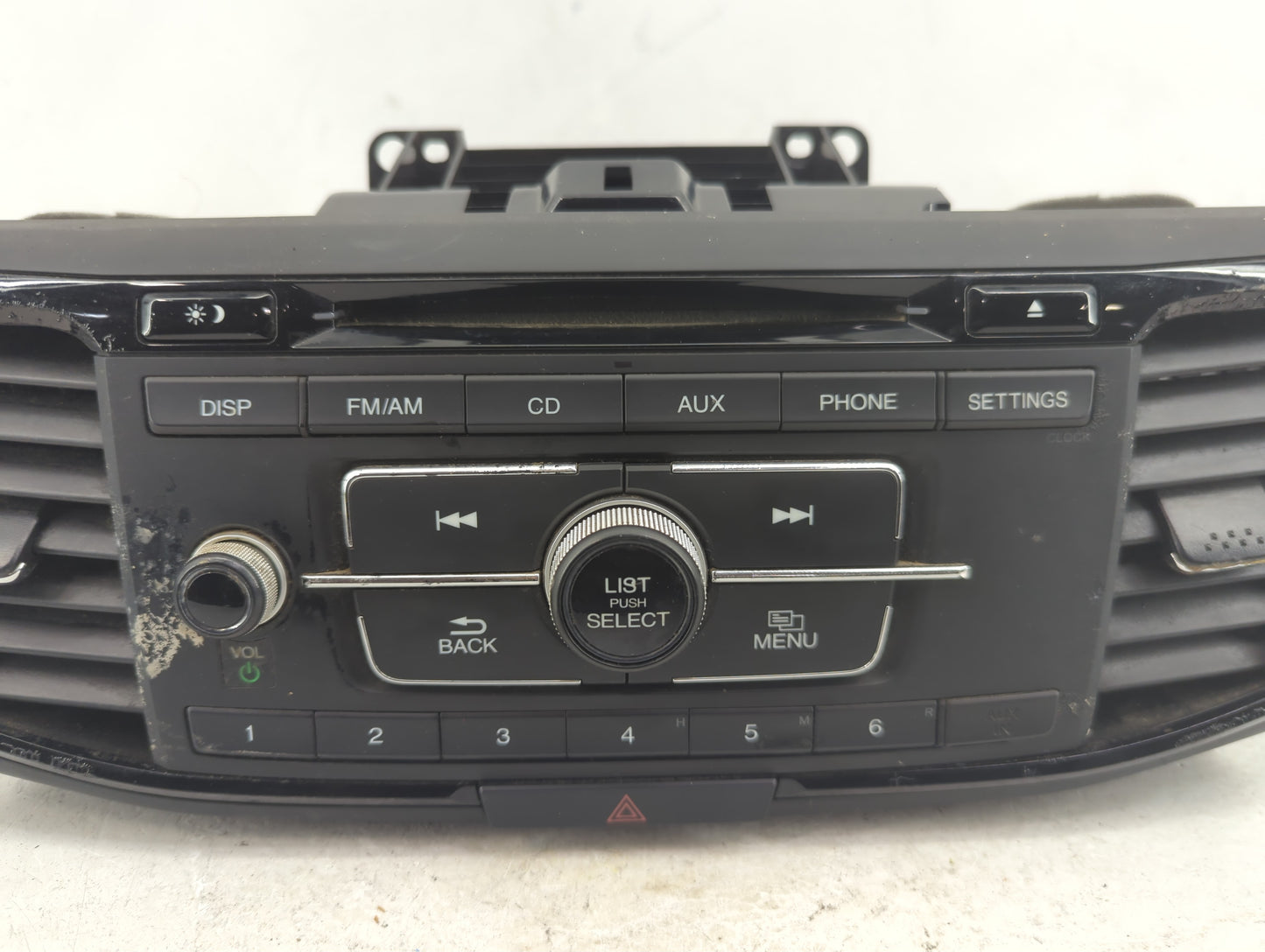 2016-2017 Honda Accord Radio AM FM Cd Player Receiver Replacement P/N:39100-T2F-A101 Fits Fits 2016 2017 OEM Used Auto Parts