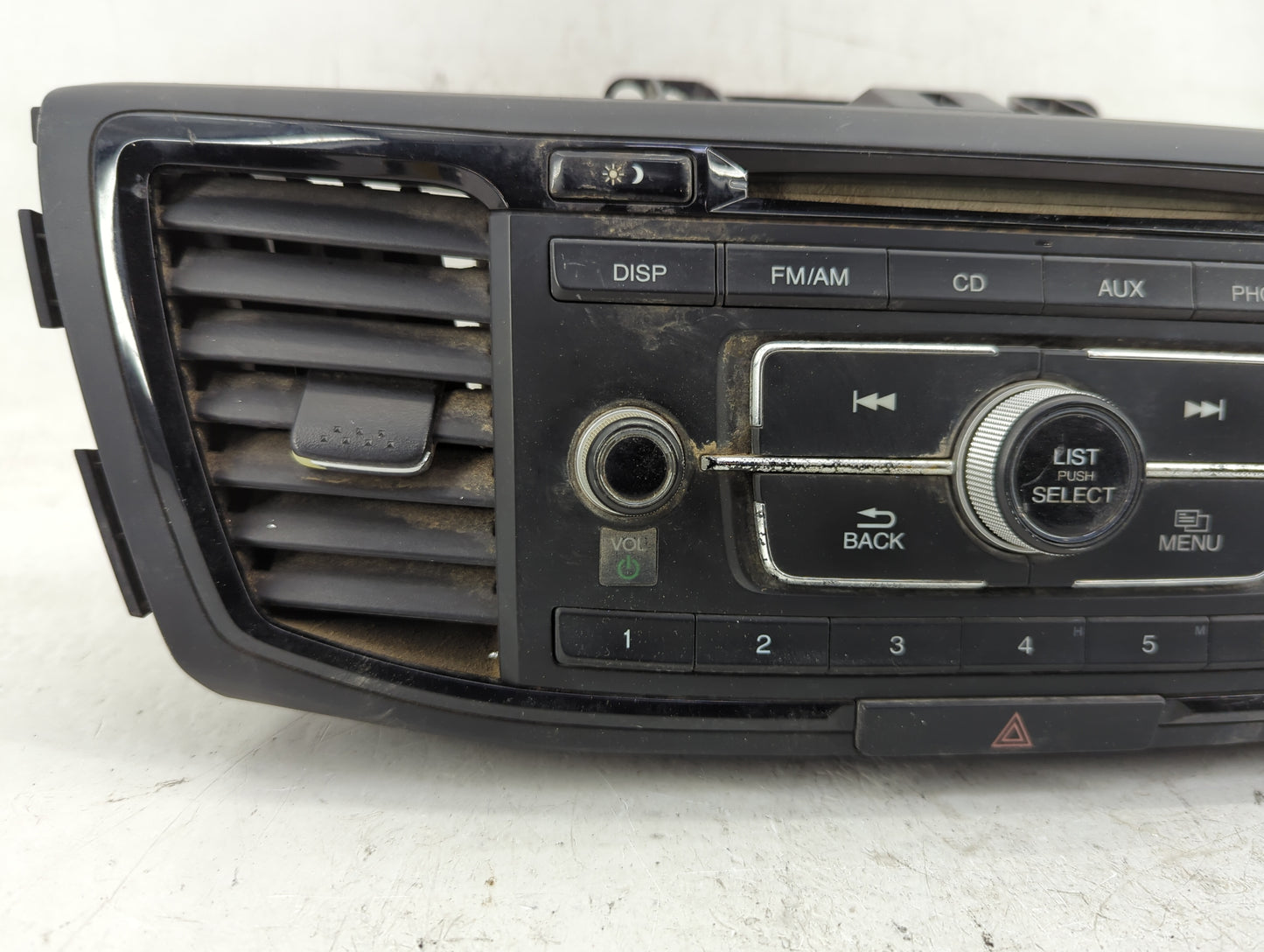 2016-2017 Honda Accord Radio AM FM Cd Player Receiver Replacement P/N:39100-T2F-A101 Fits Fits 2016 2017 OEM Used Auto Parts