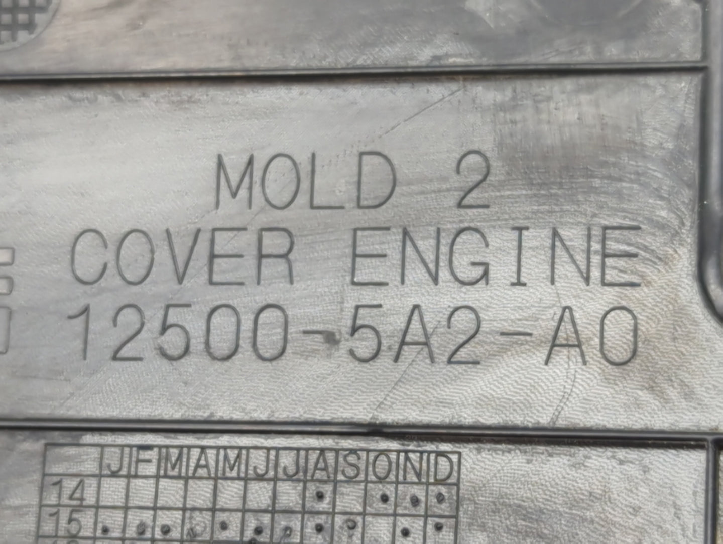 2016 Honda Accord Engine Cover - Oemusedautoparts1.com