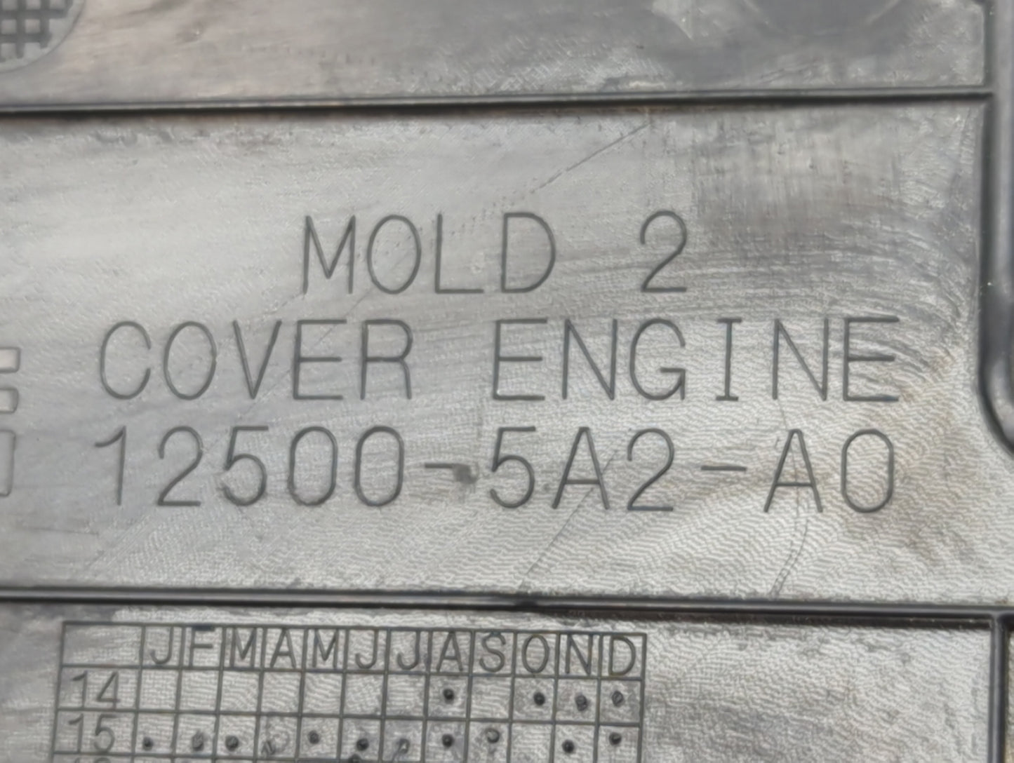 2016 Honda Accord Engine Cover - Oemusedautoparts1.com