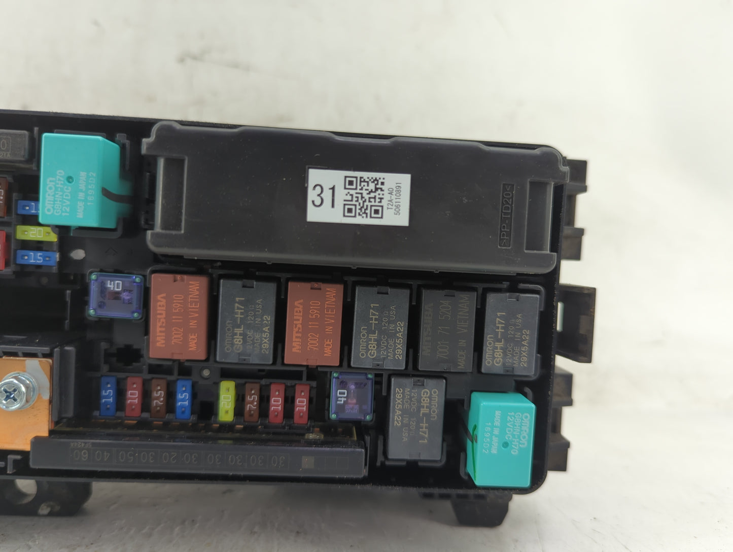 2013-2017 Honda Accord Fusebox Fuse Box Panel Relay Module Fits Fits 2013 2014 2015 2016 2017 OEM Used Auto Parts - Oemuseda