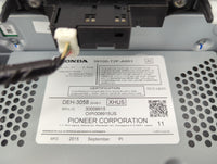2016-2017 Honda Accord Radio AM FM Cd Player Receiver Replacement P/N:39100-T2F-A001 DEH-3058 Fits Fits 2016 2017 OEM Used A