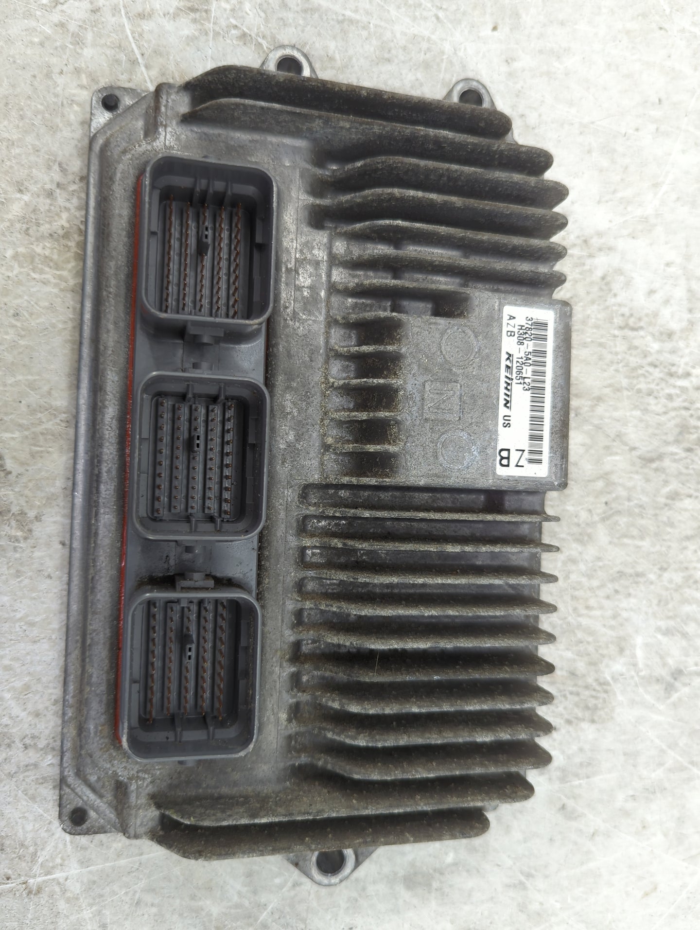 2016-2017 Honda Accord PCM Engine Control Computer ECU ECM PCU OEM P/N:37820-5A0-L23 Fits Fits 2016 2017 OEM Used Auto Parts