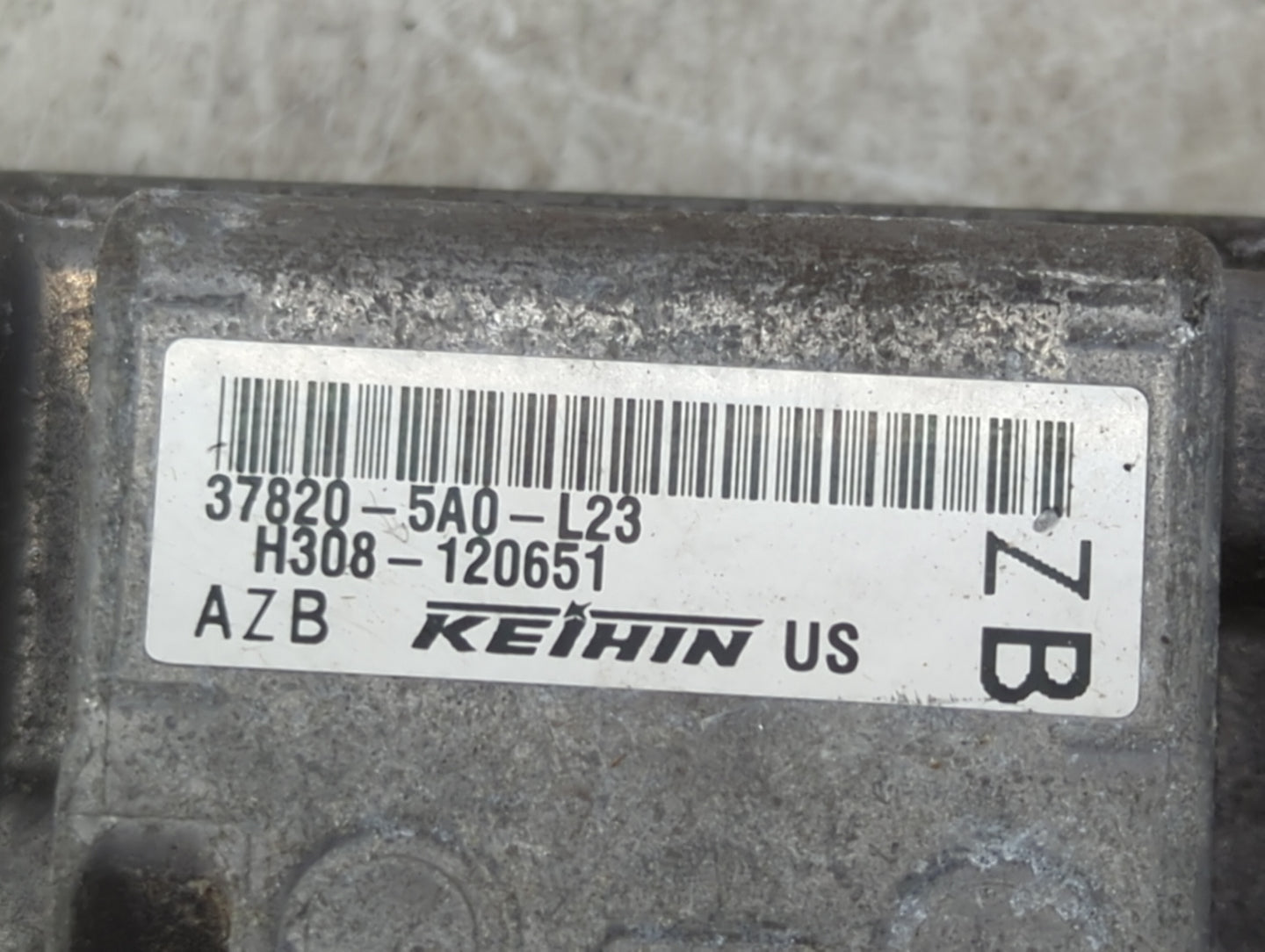 2016-2017 Honda Accord PCM Engine Control Computer ECU ECM PCU OEM P/N:37820-5A0-L23 Fits Fits 2016 2017 OEM Used Auto Parts