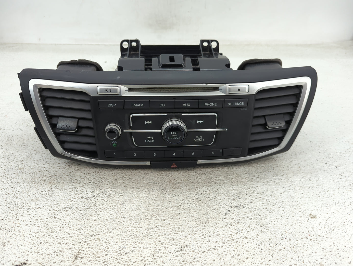 2016-2017 Honda Accord Radio AM FM Cd Player Receiver Replacement P/N:39100-T2F-A001 Fits Fits 2016 2017 OEM Used Auto Parts