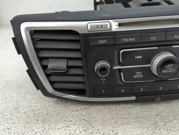 2016-2017 Honda Accord Radio AM FM Cd Player Receiver Replacement P/N:39100-T2F-A001 Fits Fits 2016 2017 OEM Used Auto Parts