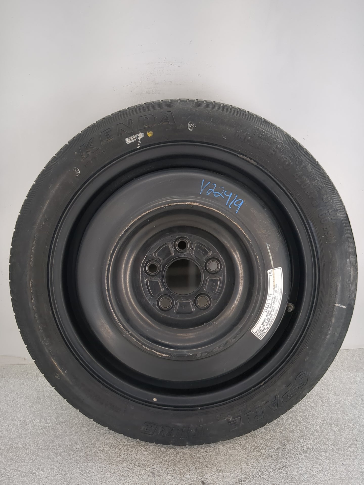 2016-2022 Honda Accord Spare Donut Tire Wheel Rim Oem 1455258 - Oemusedautoparts1.com