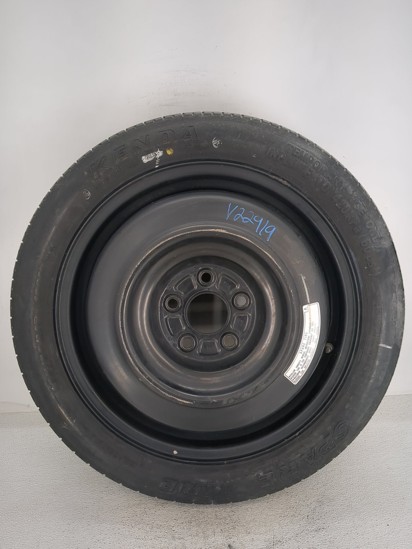 2016-2022 Honda Accord Spare Donut Tire Wheel Rim Oem 1455258 - Oemusedautoparts1.com