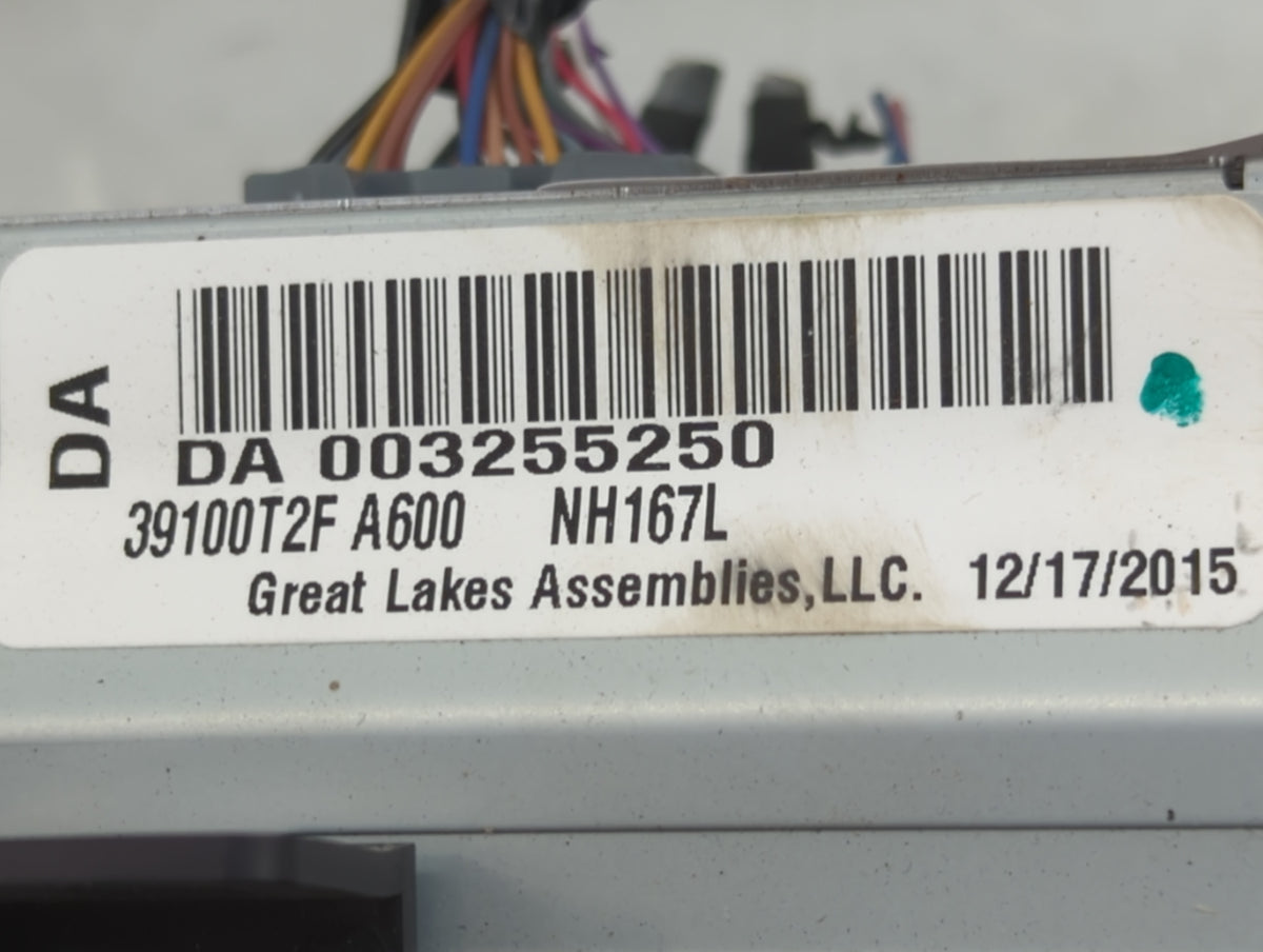 2016 Honda Accord Information Radio Display Screen 1468474 - Oemusedautoparts1.com