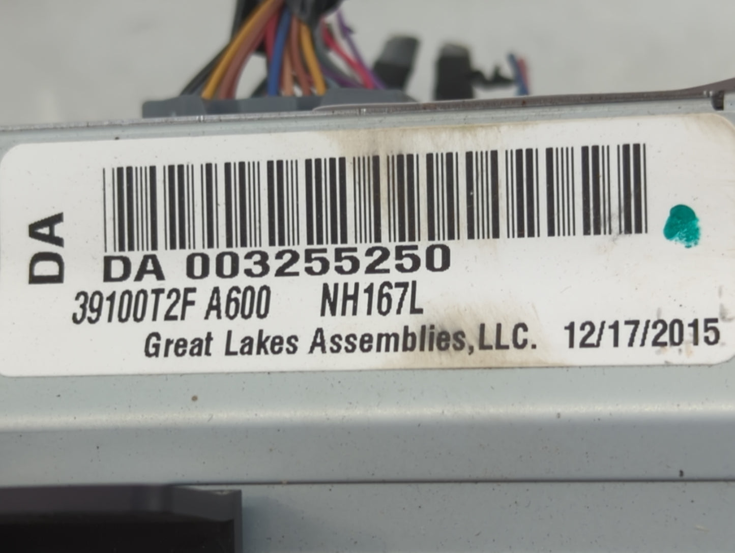 2016 Honda Accord Information Display Screen - Oemusedautoparts1.com