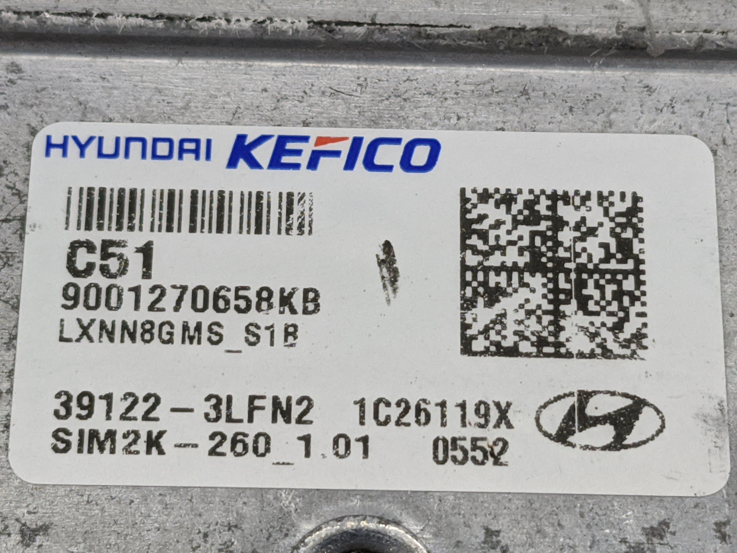 2016-2017 Honda Accord PCM Engine Control Computer ECU ECM PCU OEM P/N:SIM2K-260 39122-3LFN2 Fits Fits 2016 2017 OEM Used Au