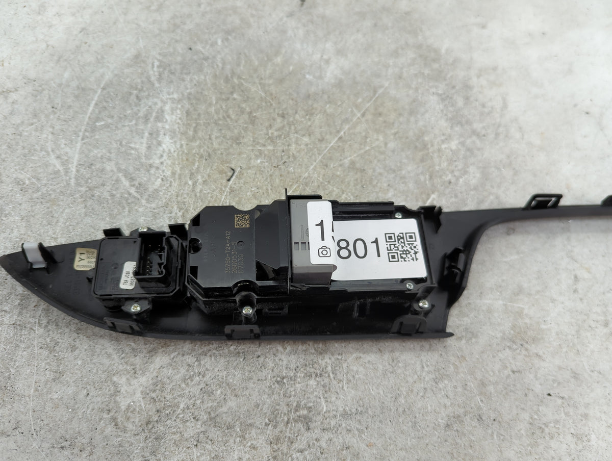 2013-2017 Honda Accord Master Power Window Switch Replacement Driver Side Left P/N:35750-T2A-A12 Fits OEM Used Auto Parts - 