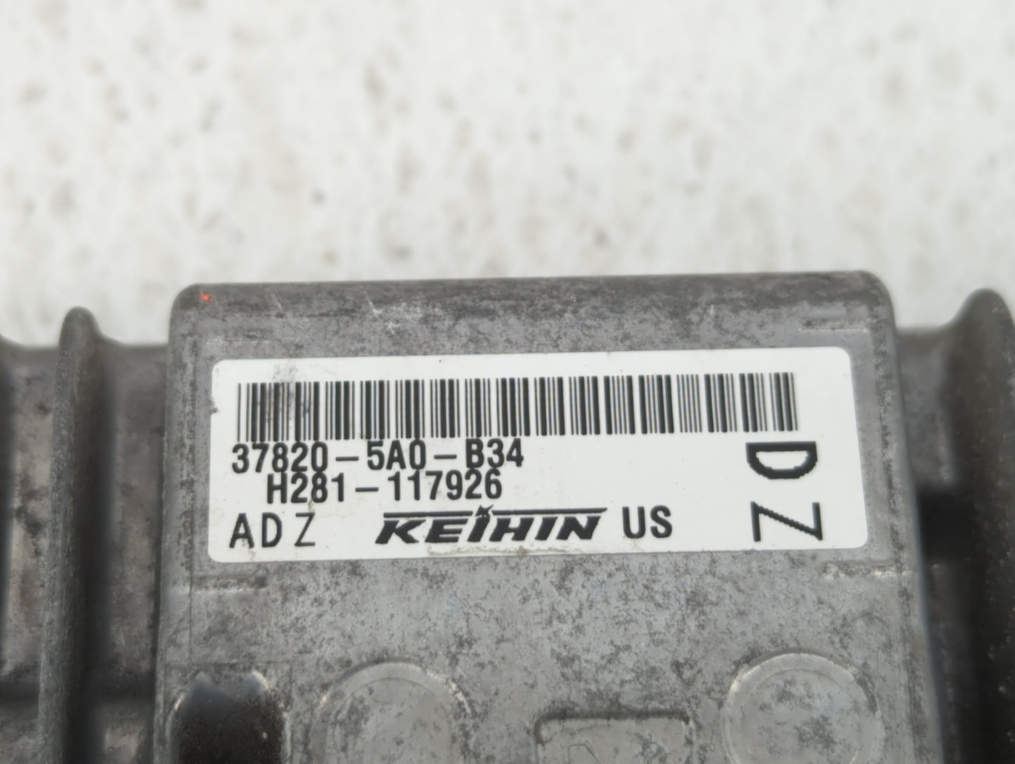2016-2017 Honda Accord PCM Engine Control Computer ECU ECM PCU OEM P/N:37820-5A0-B34 Fits Fits 2016 2017 OEM Used Auto Parts