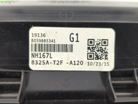 2016 Honda Accord Overhead Roof Console 574169 - Oemusedautoparts1.com