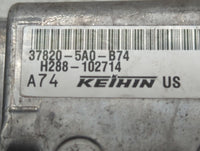 2016-2017 Honda Accord PCM Engine Control Computer ECU ECM PCU OEM P/N:37820-5A0-B74 Fits Fits 2016 2017 OEM Used Auto Parts