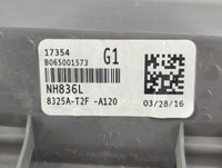 2016 Honda Accord Overhead Roof Console 798169 - Oemusedautoparts1.com