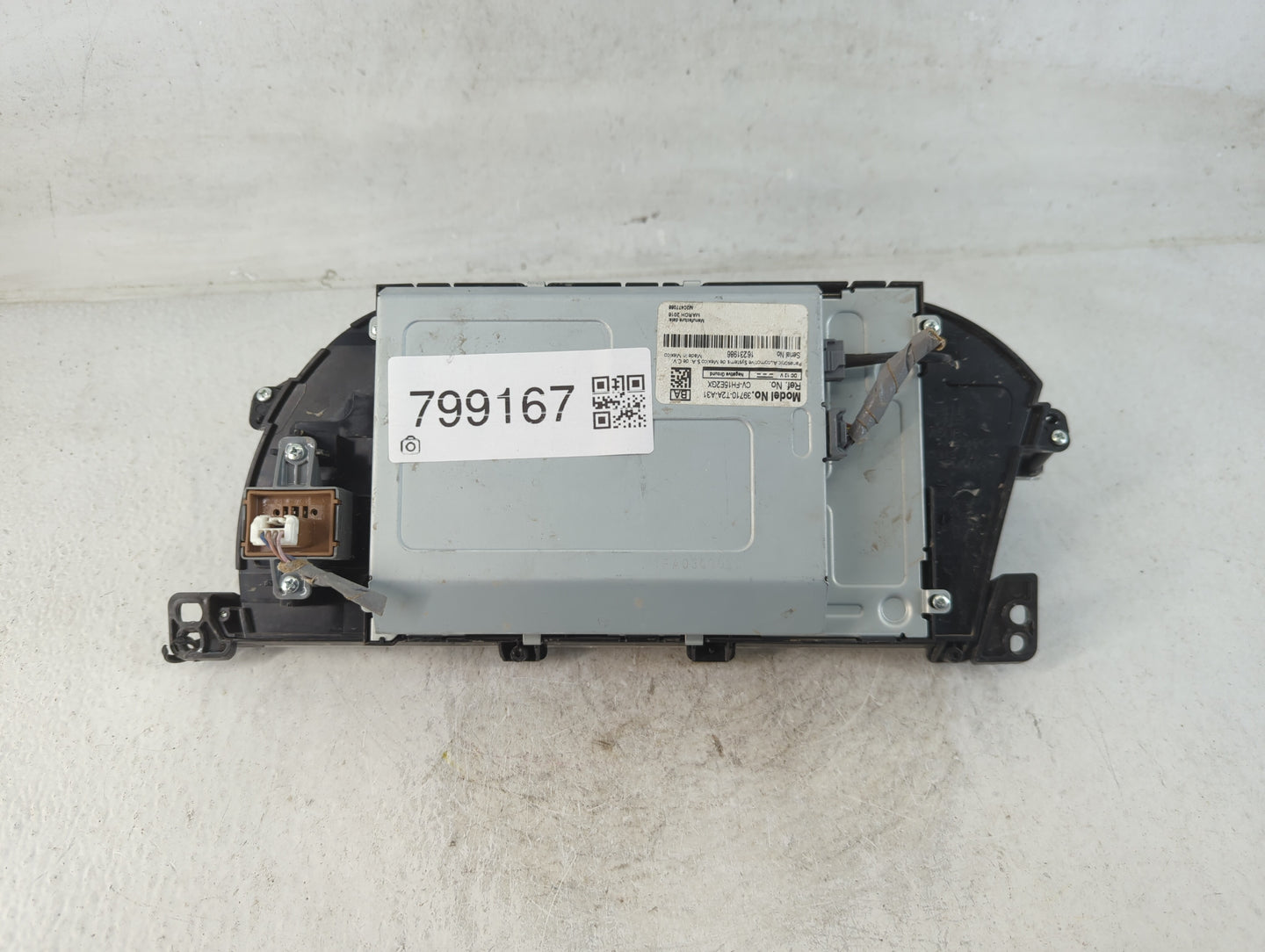 2016 Honda Accord Instrument Cluster Speedometer Gauges P/N:39710-T2A-A31 Fits OEM Used Auto Parts - Oemusedautoparts1.com