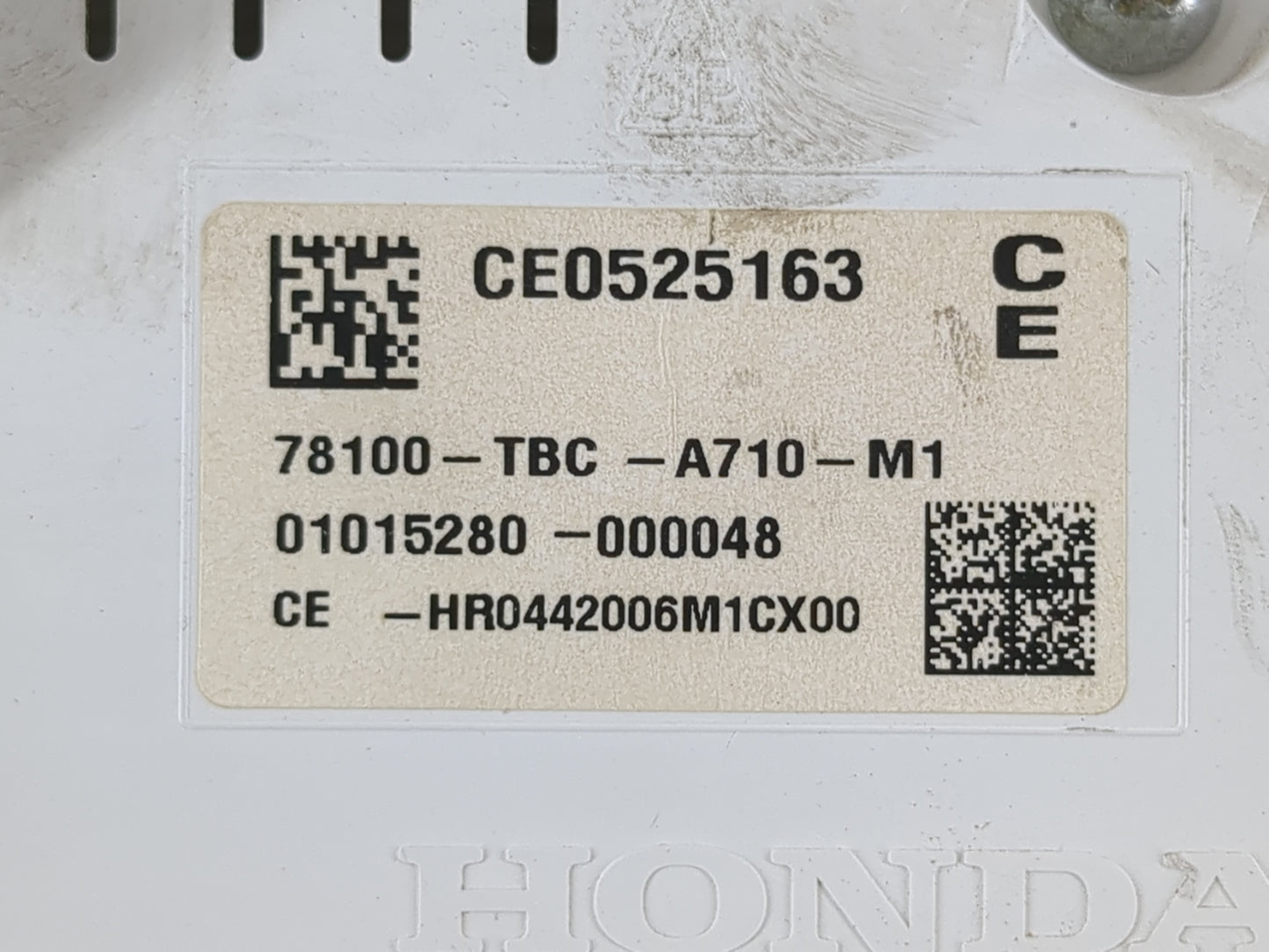 2016-2018 Honda Civic Instrument Cluster Speedometer Gauges P/N:78100-TBC-A710-M1 Fits Fits 2016 2017 2018 OEM Used Auto Par